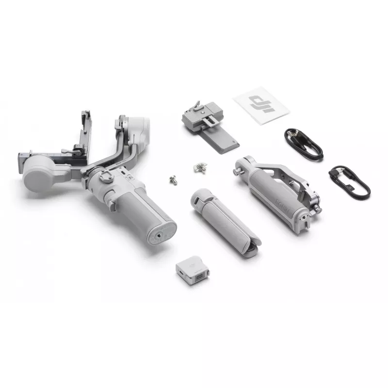 Gimbal stabilizators DJI RS 4 Mini Combo — kompakts un viegls rokas stabilizators bezspoguļa kamerām