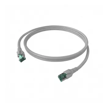 EasyLan FlexBoot FTP Cat.6a saCon 1m - 1 m - Cat6a - F/UTP (FTP) - RJ-45 - RJ-45 - Pelēks
