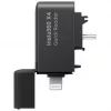 Karšu lasītājs Insta360 X4 Quick Reader USB-C/Lightning Melns