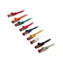 Patch vads RJ45, CAT6 250MHz, 0,5m melns, S-STP(S/FTP), TPE(Superflex), Synergy 21 (S216916)