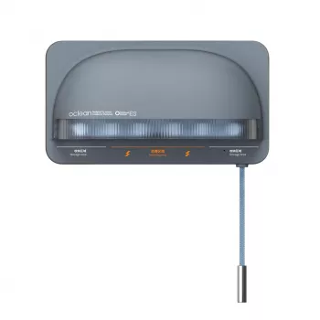 Rokas UV sanitizators Oclean S1 pelēks — pārnēsājams dezinfekcijas aparāts