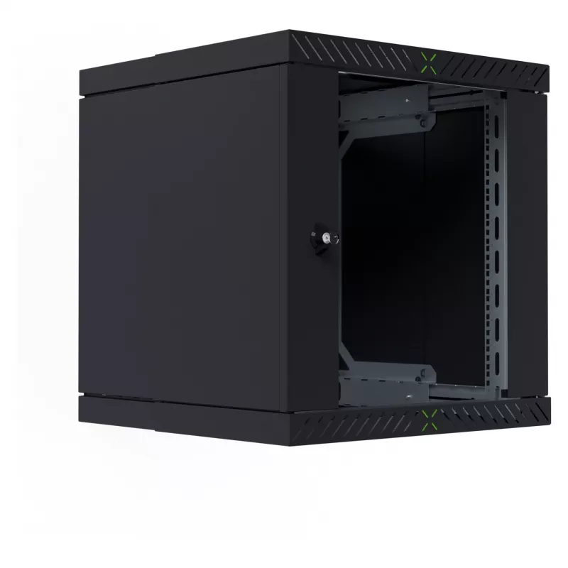 EFB Elektronik 19 Wandgehäuse X-Rack mit Glastür 400-600mm schw. - Wandgehäuse (WGX-1206TS.G1)
