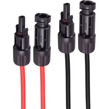 shiverpeaks ®-PV4 pagarinājums, 4mm², 2 gabalu komplekts sarkans/melns, 2m (BS02-320316)