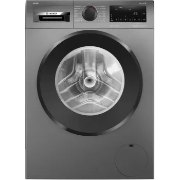 Bosch veļas mašīna WGG244RFSN | Energoefektivitātes klase A | Priekšējā ielāde | 9 kg | 1400 apgr./min | Pelēka