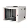 ROLINE 19 inch sienas skapis Pro 7U, 600x600 mm, divdaļīgs grozāms, pelēks, IP20, 50 kg
