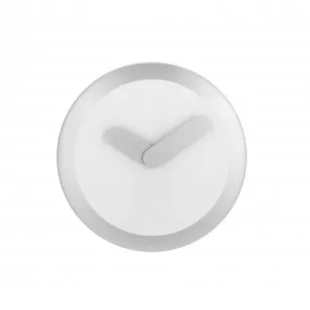 NeXtime klok 2615zi Focus, Ø25 cm, sienas, Balts/Sudrabs
