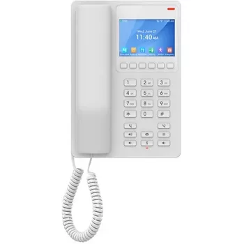 Bezvadu IP telefons Grandstream GHP630W — HD Audio, Wi-Fi, austiņu atbalsts darbam pie galda un mobilai lietošanai