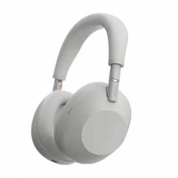 Bezvadu austiņas Sony WH-1000XM6 — trokšņu slāpēšana, Bluetooth, Platinum Silver