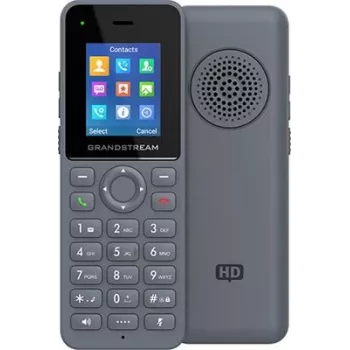IP telefons Grandstream DP725 bezvadu klausule, pelēka, 1.8 collu TFT displejs, 20 līnijas, Li-Ion 1500 mAh