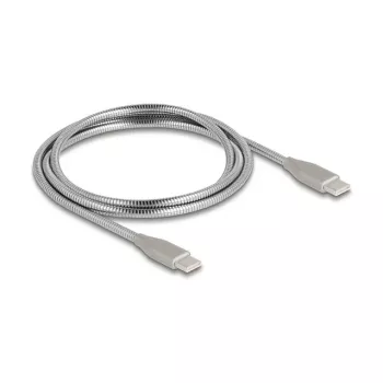 USB kabelis DeLOCK 81259 1m USB-C uz USB-C USB 2.0 Sudrabs