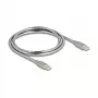 USB kabelis DeLOCK 81259 1m USB-C uz USB-C USB 2.0 Sudrabs