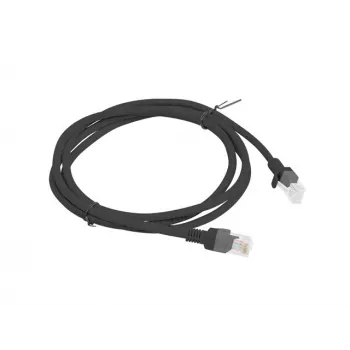 Tīkla kabelis Lanberg PCU6-10CC-0150-BK RJ-45 Cat6 1.5 m Melns