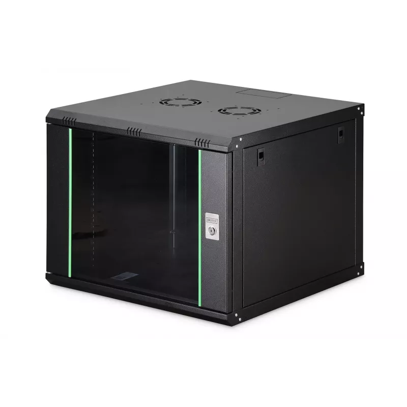 Sienas stiprinājuma skapis Digitus DN-19 09U-6/6-EC-SW