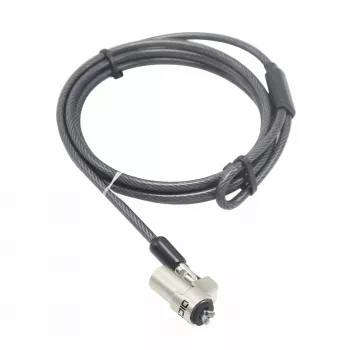 Slēdzene ar trosi DICOTA D31540 Melna 2 m