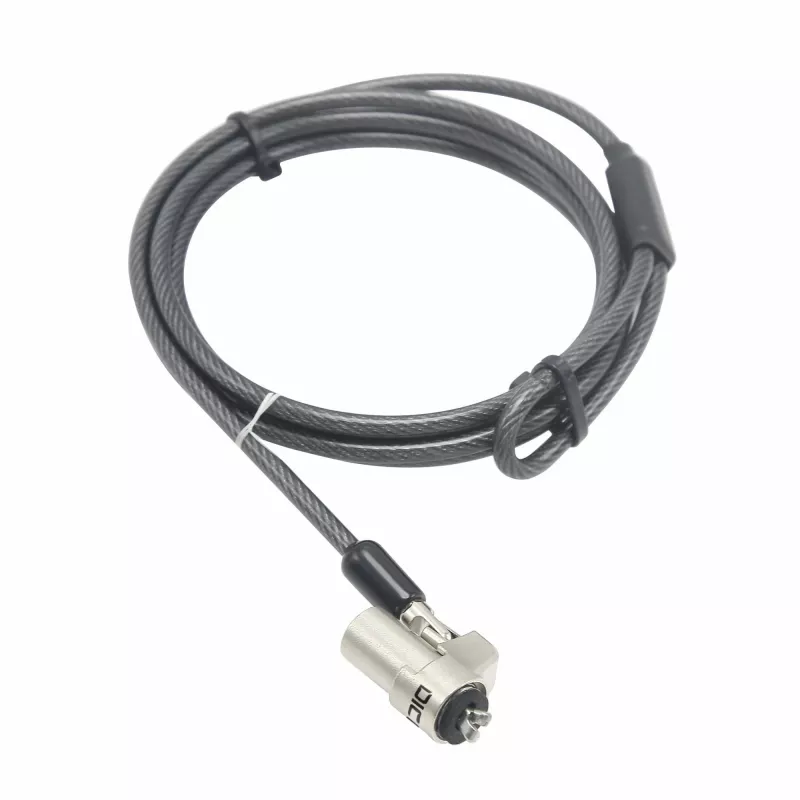 Slēdzene ar trosi DICOTA D31540 Melna 2 m