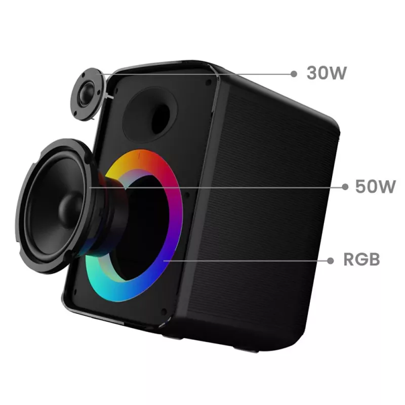 Pārnēsājams skaļrunis Tellur Bluetooth Speaker Buzz, Melns