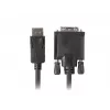 Video kabeļa adapteris LANBERG DisplayPort uz DVI-D CA-DPDV-10CU-0018-BK, 1.8 m, melns