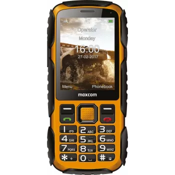 Izturīgais telefons MAXCOM MM920L Strong, dzeltens