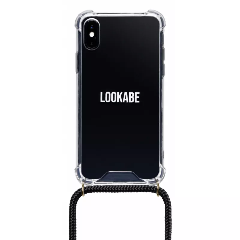 Vāciņš Cover Coros LOO005 iPhone XS Max 16.5 cm (6.5 collu) Melns Caurspīdīgs