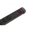 Pagarinātājs Lanberg SP1-05F-0500-BK 5m 5 kontaktligzdas Iekštelpām Melns