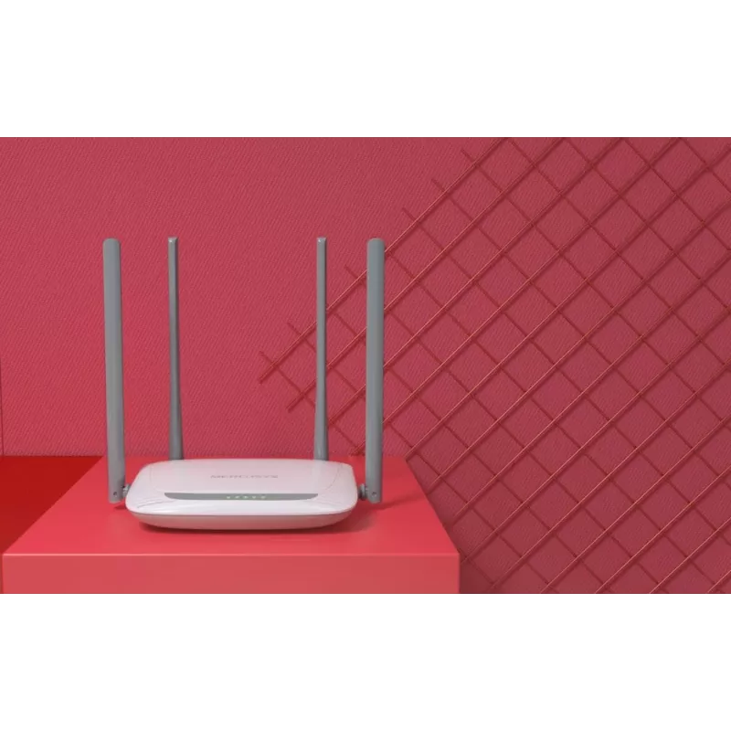 Mercusys MW325R bezvadu maršrutētājs, vienas joslas (2,4 GHz), Fast Ethernet, balts