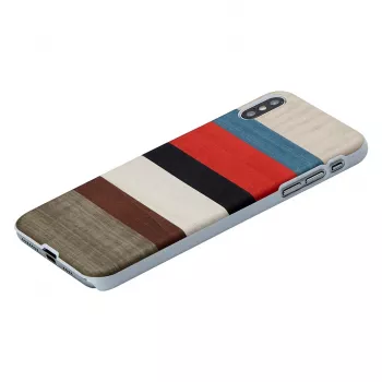 Korpuss iPhone XS Max ar koka elementu — corallina white