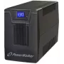 Nepārtrauktās barošanas avots PowerWalker VI 800 SCL FR — Line-interaktīvs UPS 0.8 kVA (480 W), 2× E tipa kontaktligzdas, USB, RJ-45/RJ-11, 12V 9Ah akumulators, tornis, melns