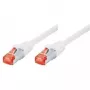 Tecline exertis Connect - Patch-Cable - RJ-45 (vīriešu) uz RJ-45 (vīriešu) - 5 m - SSTP kabelis - CAT 6 - Bezhalogēna - Balts (71505W)