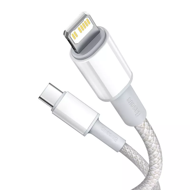 Baseus CATLGD-02 Lightning kabelis 1 m Balts
