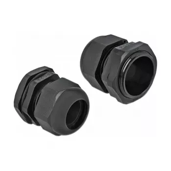 Kabeļa uzmava DeLOCK 60226 Melna Plastmasa 10 gab.