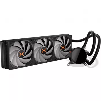 Dzesēšanas ventilatoru komplekts KRUX HydroX 360 ARGB, 360 mm radiators, ARGB apgaismojums