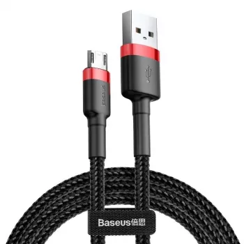 Mikro USB kabelis Baseus Cafule 1.5A 2m (sarkans & melns)