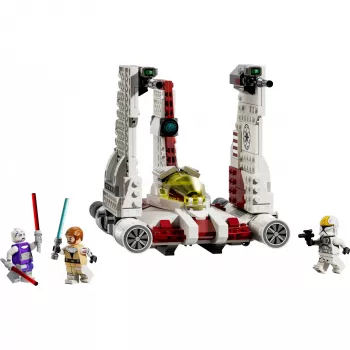 LEGO Star Wars V-19 Torrent Fighter 75432 būvēšanas komplekts — 567 detaļas, 3 minifigūras, spēles un izstādes modelis
