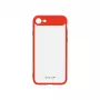 Tellur TLL121593 vāciņš iPhone 8 Plus – sarkans/caurspīdīgs
