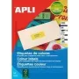 Adrešu uzlīmes agipa 100766 70 x 35 mm neonzaļas nenoņemamas – 70×35 mm