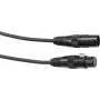 DMX kabelis EUROLITE XLR 5-pin, 1 m, melns