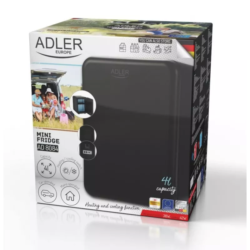 Adler AD 8084 Mini Ledusskapis 4L AC/DC