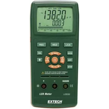 EXTECH LCR200 digitālais komponentu testeris, 20000 iedaļas, CAT I