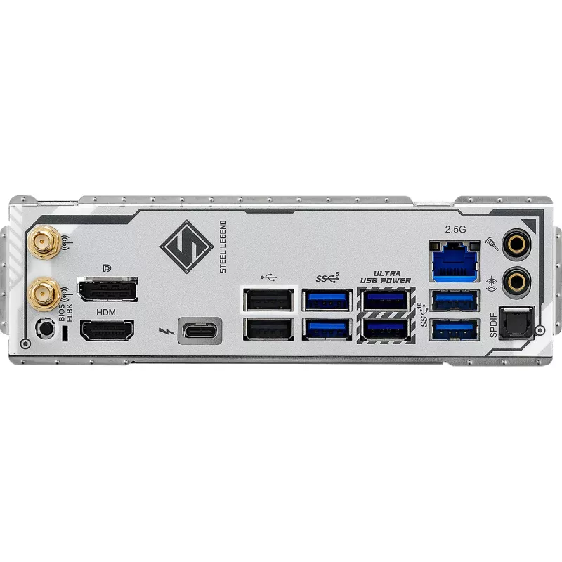 Mātesplate ASRock B860M Steel Legend WiFi — Intel B860, LGA 1851, micro-ATX, DDR5, 4 DIMM, Wi-Fi 6E, 2.5GbE