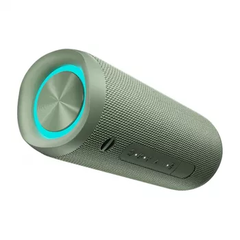 Bezvadu skaļrunis QCY SP7 zaļš Bluetooth 5.0 pārnēsājams, uzlādējams akumulators, kompakts dizains