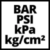 Analogais spiediena mērītājs riepām Einhell 4137000 0 - 8 bar