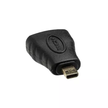Akasa AK-CBHD22-BK HDMI kabelis-pārejas adapteris no standarta HDMI (A tipa) uz mikro-HDMI (D tipa), melns