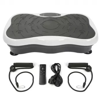 Extralink Vibrācijas platforma vingrošanai Moonwalk Spinmove Balta