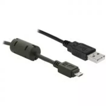 DeLOCK USB kabelis - USB Type A, 4-pin (vīrišķais) - Micro-USB, Type B (vīrišķais) - 1 m (82299)