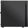 SilverStone SETA Q1 Midi Tower datora korpuss, melnā krāsā