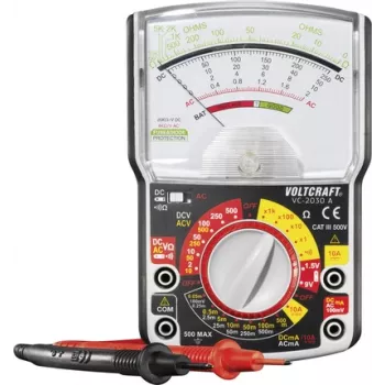 VOLTCRAFT VC-2030A rokas analogais multimetrs CAT III 500 V