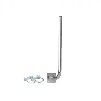 Extralink Balkona rokturis L250x750 250x750mm ar M8 U-veida skrūvēm, cinkots tērauds
