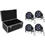 LED grīdas gaisma EUROLITE SLS-603 TCL UV 4x — 4 UV TCL lampas