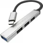 ROLINE USB3.2 Gen1 Hub 4x USB-A 1x 3.0+3x 2.0 ar Type C kabeli (14.02.5053)