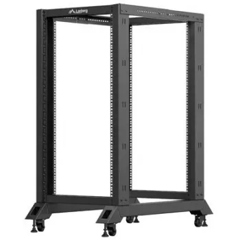 Lanberg Open Rack 22U 600x1000mm Melns (22HE, Rack 19 inch)